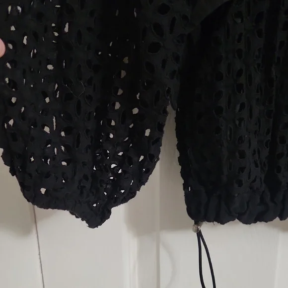 GAP Black Utility Jacket with Ribbed Trim - Picture 2 of 5